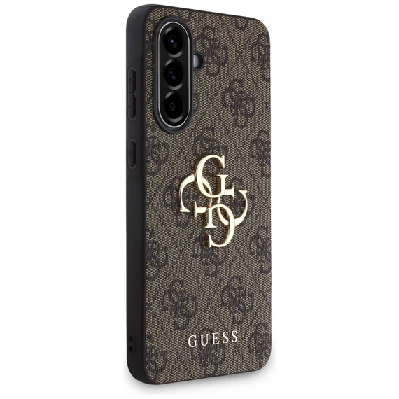 Guess Big 4G Logo Classic Logo Samsung Galaxy A56 kemény hátlap tok, barna