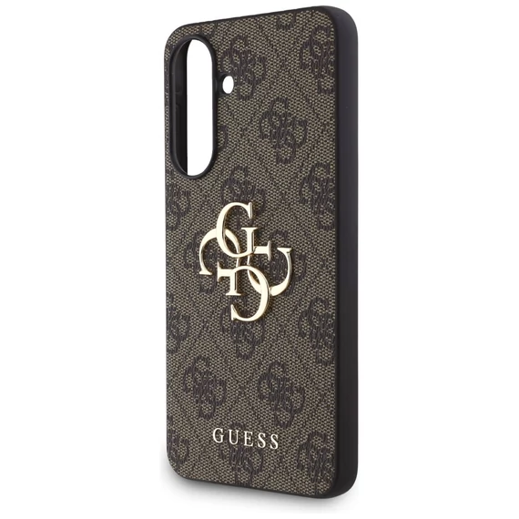 Guess Big 4G Logo Classic Logo Samsung Galaxy A56 kemény hátlap tok, barna