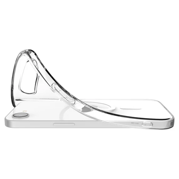 Spigen Liquid Crystal MagFit Apple iPhone 16e Crystal Clear MagSafe tok, átlátszó