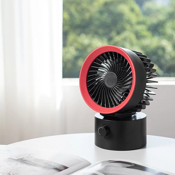 USB Asztali Ventilátor LLD-F87U, fekete
