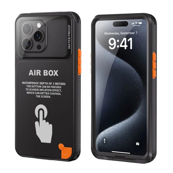 Shellbox Airbox 6.7 univerzális vízálló tok, fekete