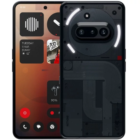 Nothing Phone (3A) fekete, 12+256 GB okostelefon