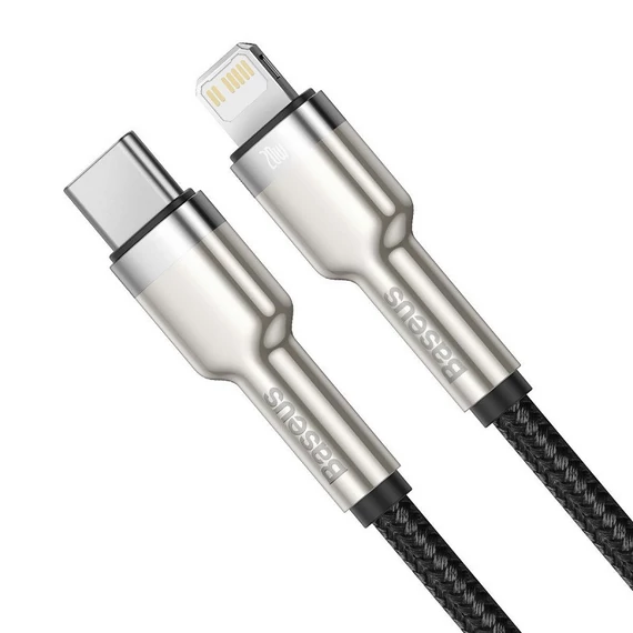 Baseus Cafule USB-Lightning kábel, 2,4A, 1 m, fekete