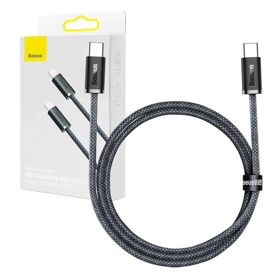 Baseus Dynamic Series USB-C-USB-C kábel, 100W, 1m, szürke