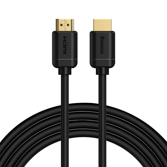 Baseus HDMI 2.0 kábel, 4K 60Hz, 3D, HDR, 18Gbps, 3m, fekete
