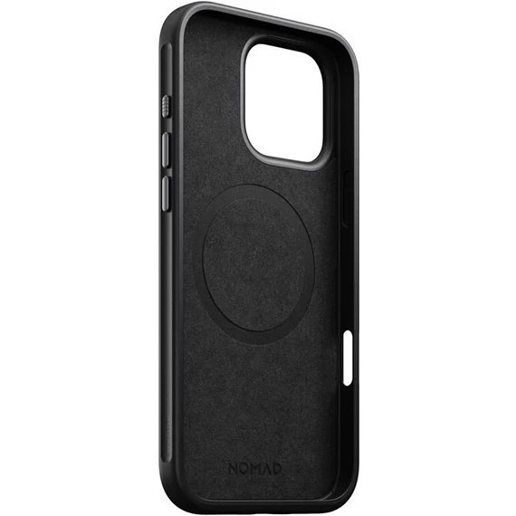 Nomad Modern Leather iPhone 16 Pro Max bőrtok. fekete
