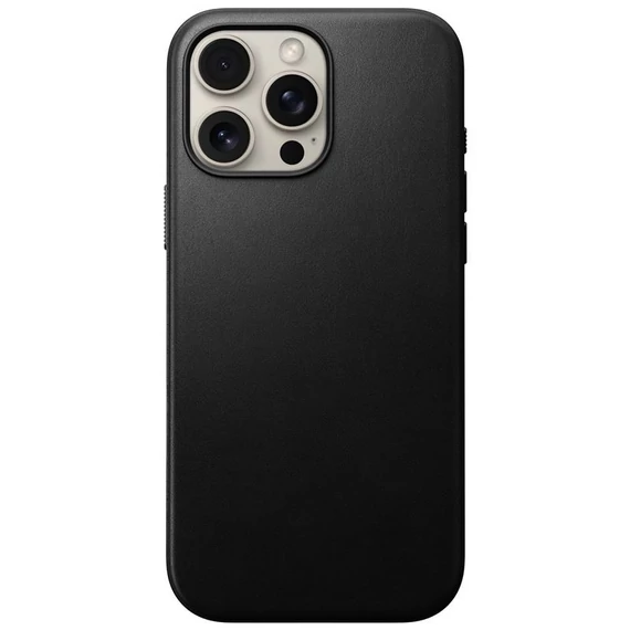 Nomad Modern Leather iPhone 16 Pro bőrtok. fekete