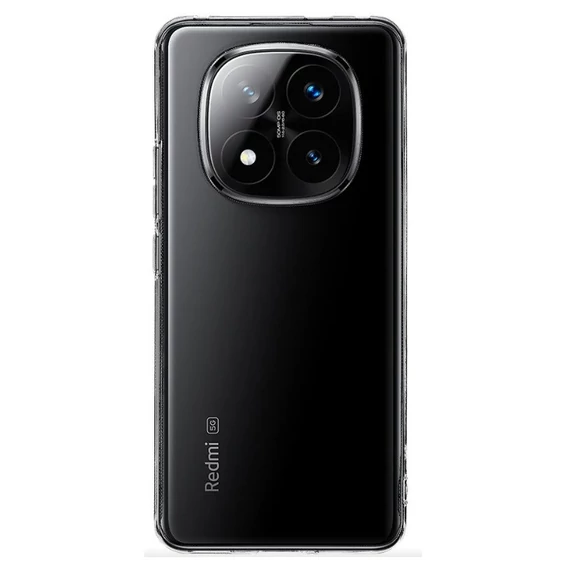 Tactical TPU Xiaomi Redmi Note 14 Pro+ 5G (Global) hátlap tok, átlátszó