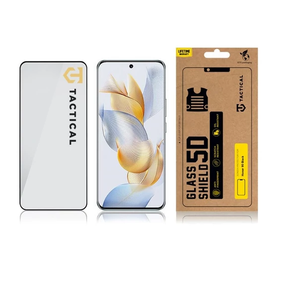 Tactical Glass Shield 5D Honor 90 kijelzővédő üvegfólia, fekete