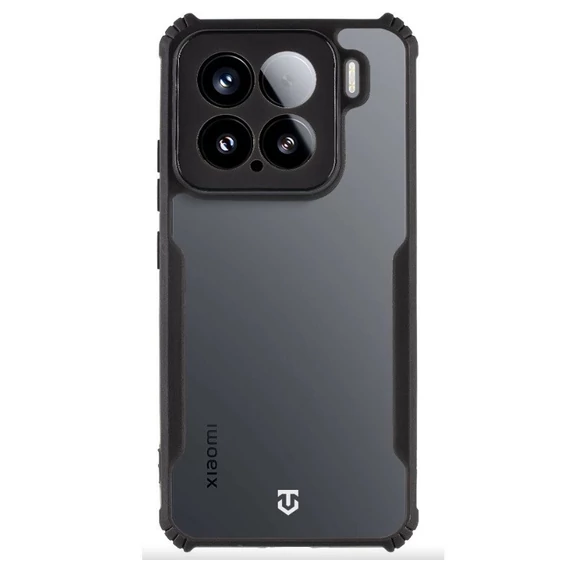 Tactical Quantum Stealth Xiaomi 15 hátlap tok, átlátszó/fekete