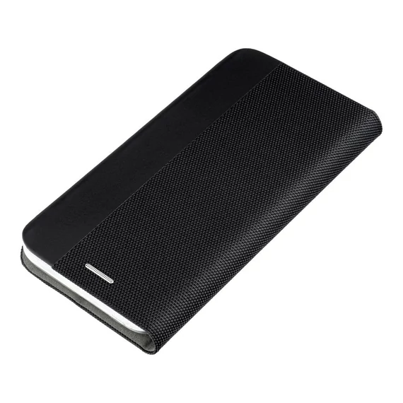 Forcell Sensitive Samsung Galaxy S25 Edge oldalra nyíló flip tok, fekete