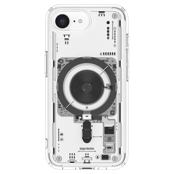 Spigen Ultra Hybrid MagFit Apple iPhone 16e tok, Neo One MagSafe, átlátszó