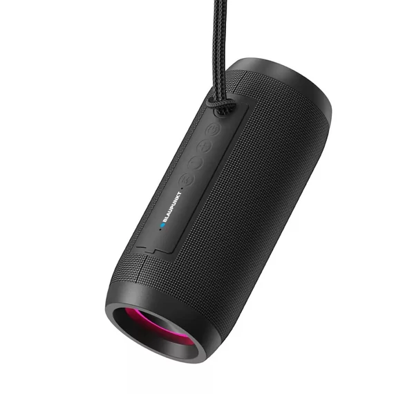 Blaupunkt vezeték nélküli kültéri bluetooth hangszóró LED világítással, fekete