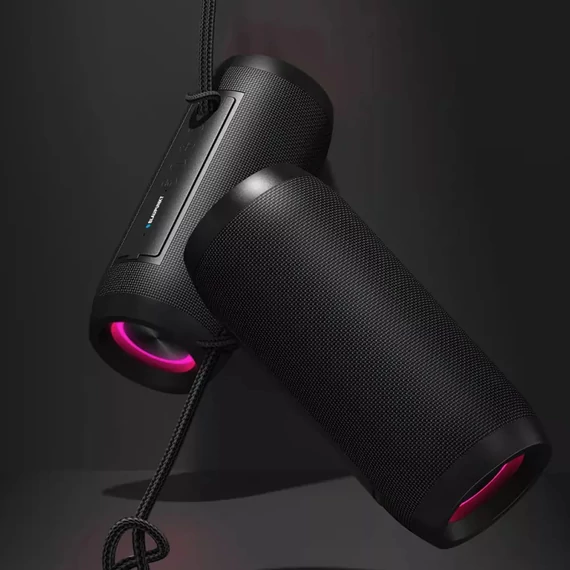 Blaupunkt vezeték nélküli kültéri bluetooth hangszóró LED világítással, fekete