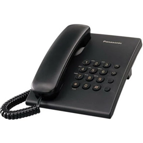 Panasonic KX-TS500HGB vezetékes telefonkagyló / analóg telefon, fekete