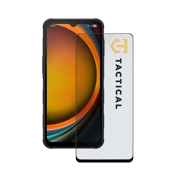 Tactical Glass Shield 5D Samsung Galaxy Xcover 7 Pro kijelzővédő üvegfólia, fekete