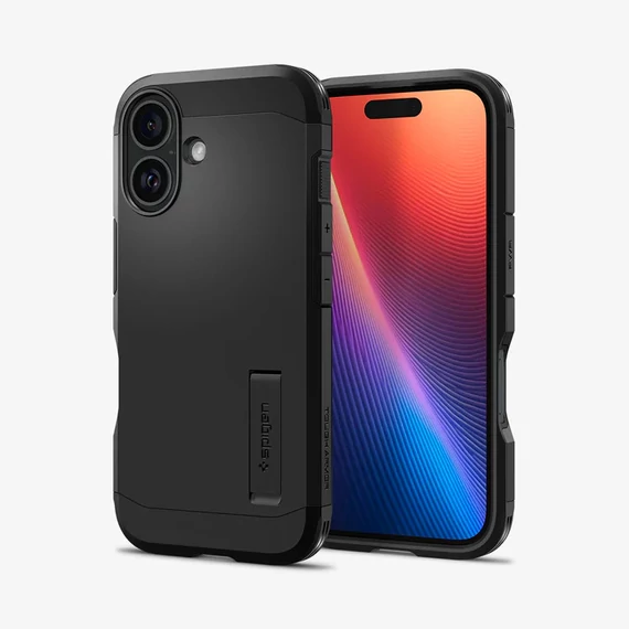 Spigen Tough Armor Apple iPhone 16 tok, fekete