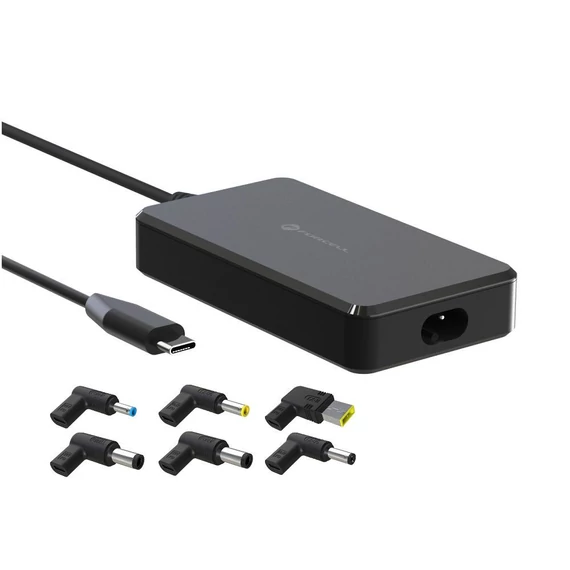 Forcell F-Energy E856 univerzális laptop töltő, 65W, fekete