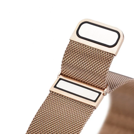 Dux Ducis Apple Watch 42/44/45mm milánói szíj, rozéarany