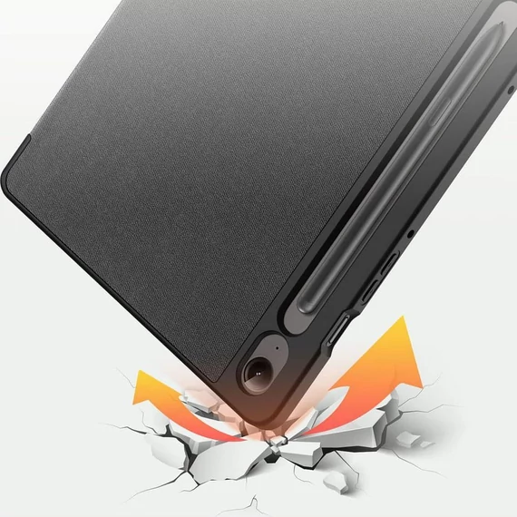 Dux Ducis Domo Samsung Tab S9 FE/S10 FE kihajtható tok pencil tartóval, fekete