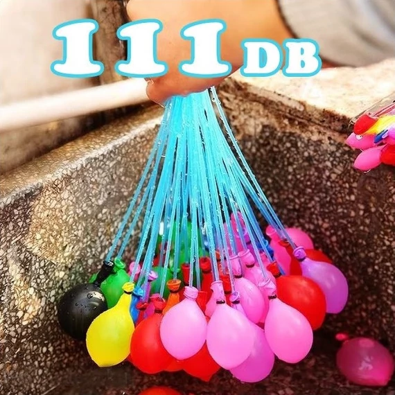 Wooze Magic Ballons Vízibomba szett, 3 x 37 db lufival, színes