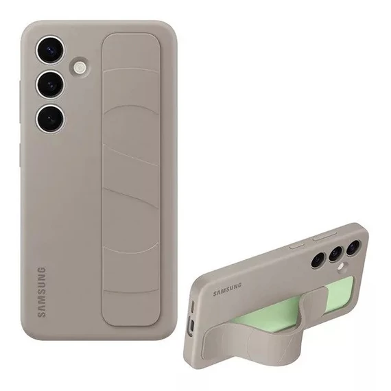 Samsung Galaxy S24 Ultra Stand Grip gyári tok, szürke