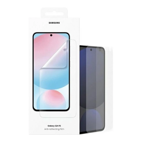 Samsung Galaxy S24 FE visszatükröződést gátló kijelzővédő fólia, áttetsző