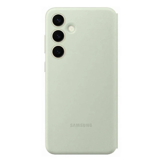 Samsung Galaxy S24 Plus Smart View Wallet gyári tok, Világos zöld, EF-ZS926CGEGWW-B-IT