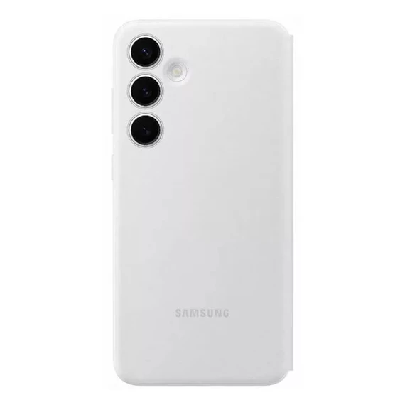 Samsung Galaxy S24 Plus Smart View Wallet gyári tok, fehér, EF-ZS926CWEGWW-B-IT