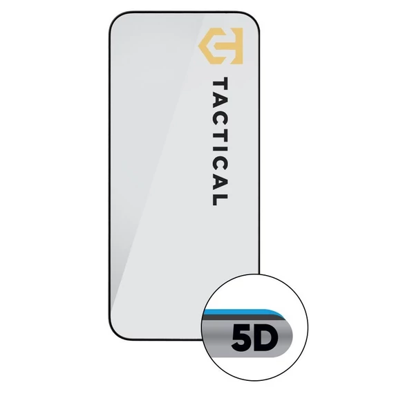 Tactical Glass Shield 5D Motorola Edge 50 Neo kijelzővédő üvegfólia, fekete