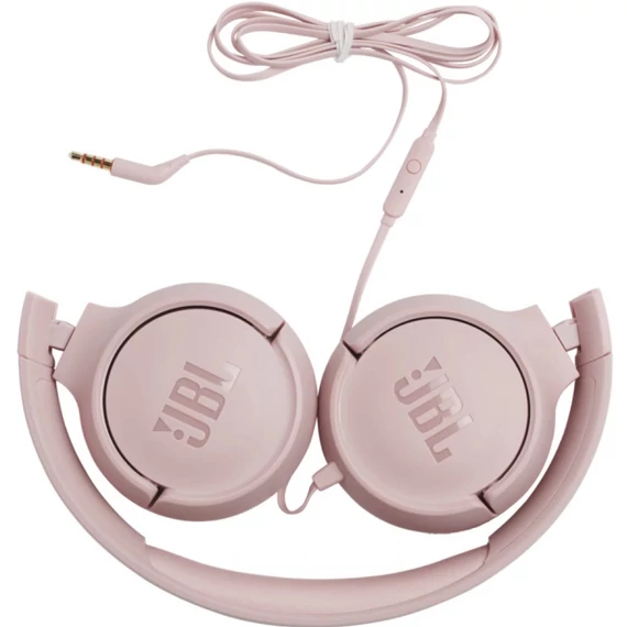 JBL Tune 500 vezetékes fejhallgató, 3.5mm jack, rózsaszín