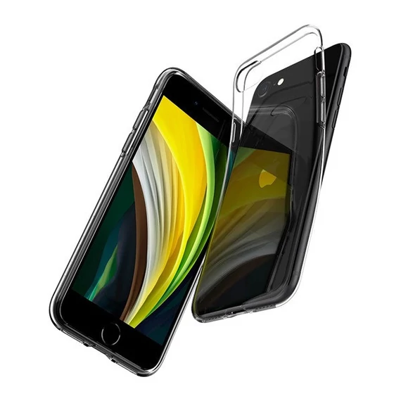Spigen Crystal Flex Apple iPhone SE 2022/2020/8/7 Crystal Clear tok, átlátszó