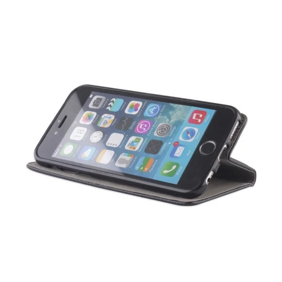 Magnet Apple iPhone 8/7 mágneses flip tok, fekete