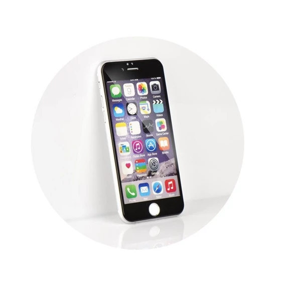 Apple iPhone 7 Plus/8 Plus, 5D Full Glue hajlított tempered glass kijelzővédő üvegfólia, fekete