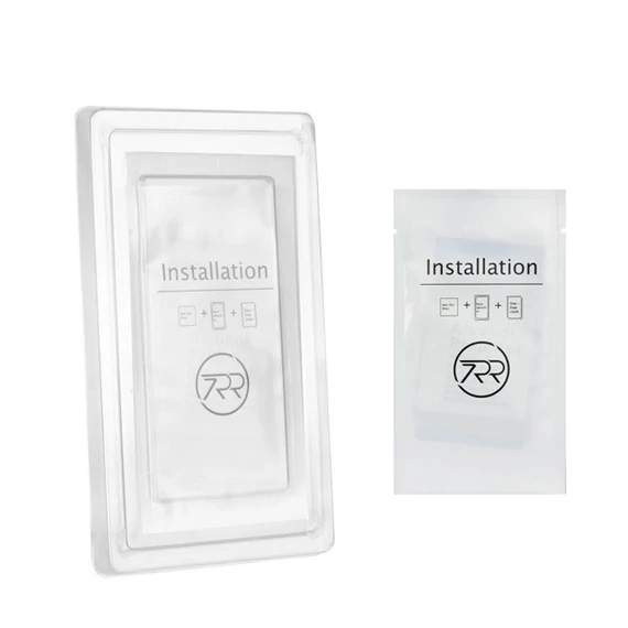 Apple iPhone 7 Plus/8 Plus, 5D Full Glue hajlított tempered glass kijelzővédő üvegfólia, fehér