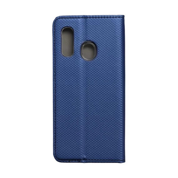 Magnet Samsung Galaxy A40 mágneses flip tok, kék