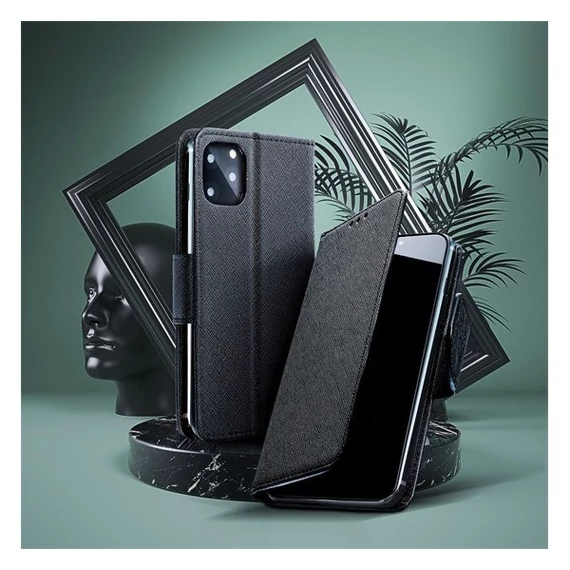 Fancy Xiaomi Redmi Note 7 flip tok, fekete