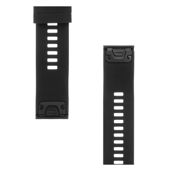 Tactical kiegészítő szilikon karpánt Garmin Fenix 5, fekete