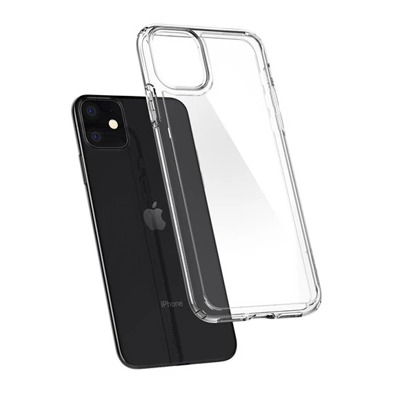 Spigen Ultra Hybrid Apple iPhone 11 tok, Crystal Clear, átlátszó