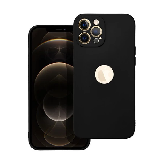 Forcell Soft szilikon hátlap tok Apple iPhone 11 Pro Max, fekete