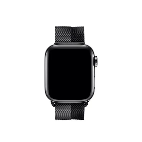 Apple Watch 38/40mm Rozsdamentes acél milánói szíj, asztrofekete