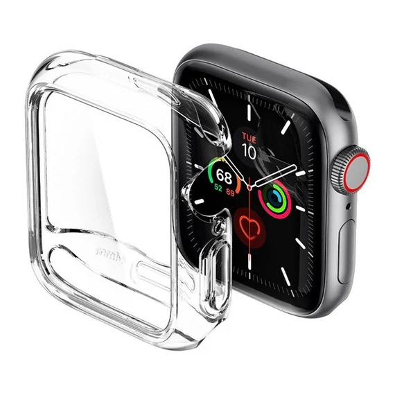 Spigen Ultra Hybrid Apple Watch S4/S5/S6/SE 44mm Crystal Clear tok, átlátszó