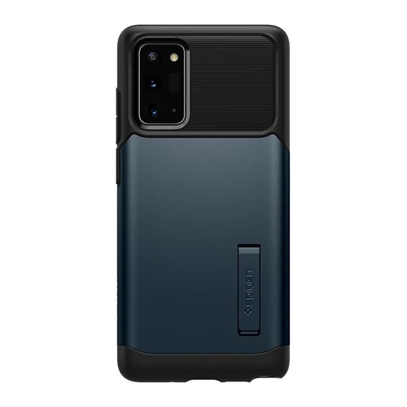 Spigen Slim Armor Samsung Galaxy Note 20 tok, Metal Slate, sötétkék