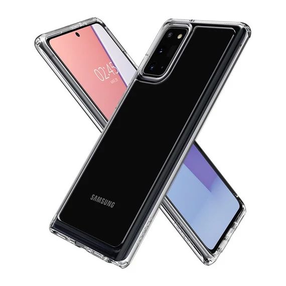Spigen Crystal Hybrid Samsung Galaxy Note 20 tok, Crystal Clear, átlátszó