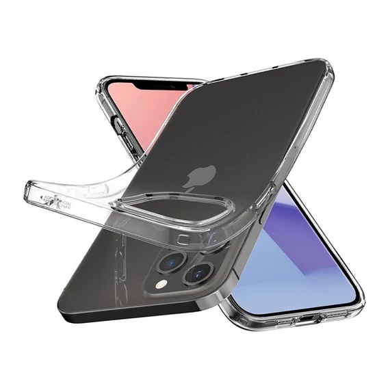 Spigen Liquid Crystal Apple iPhone 12/12 Pro tok, Crystal Clear, átlátszó