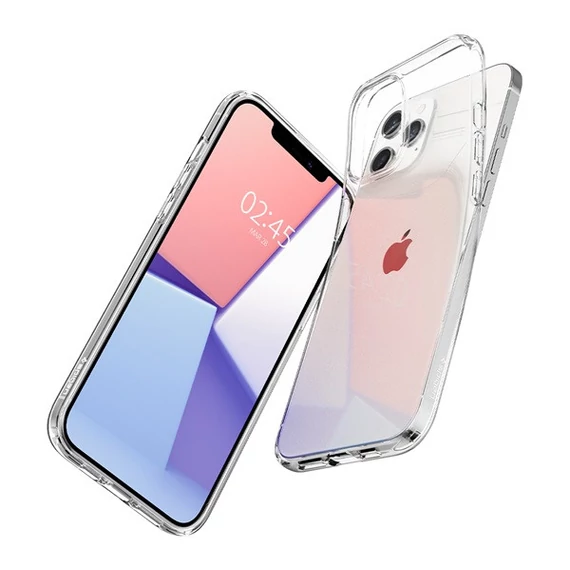 Spigen Liquid Crystal Apple iPhone 12/12 Pro tok, Crystal Clear, átlátszó
