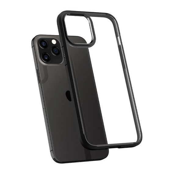 Spigen Ultra Hybrid Apple iPhone 12/12 Pro tok, Matte Black, fekete