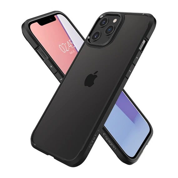 Spigen Ultra Hybrid Apple iPhone 12/12 Pro tok, Matte Black, fekete