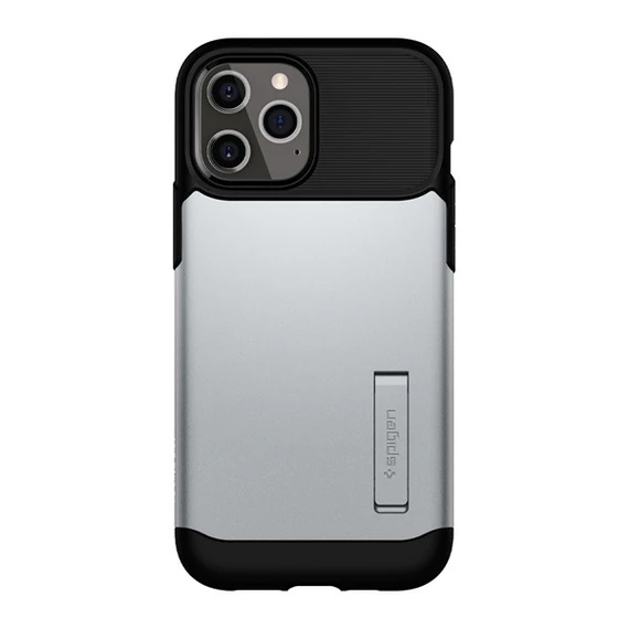 Spigen Slim Armor Apple iPhone 12 Pro Max tok, Satin Silver, ezüst