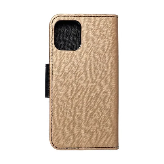 Fancy Apple iPhone 12 mini flip tok, fekete-arany